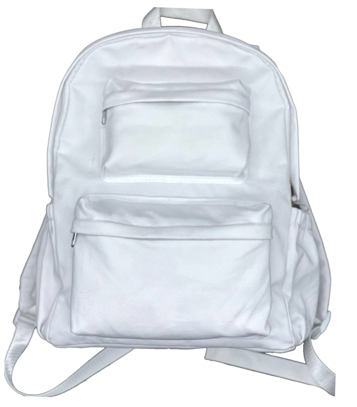 Double Pocket Canvas Backpack